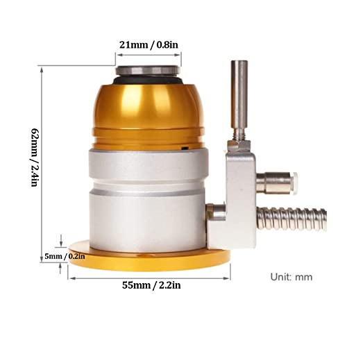 CNC Automatic Tool Sensor Gauge Z Axis Tool Setter DC 24V 4 Wires Normally Closed with Cable Strong Magnetic Base Carbide Contact Probe Sealed Design Dustproof Waterproof for CNC Router