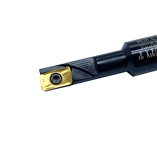 GBJ 1"×1"×3-3/4" +2pcs APMT1604 + 3/8"×1/2"× 3" +1pc APMT1135 90 ° Square Shoulder Indexable End Mill Indexable Face Mill Arbor End Milling Shell Cutter APMT1135 APMT1604 Milling Insert
