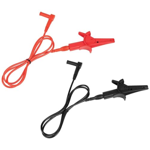 Klein Tools 69409 Line Splitter 10x and Klein Tools 69381 Alligator Clip Test Leads, Heavy-Duty Replacement 3-Foot Meter Leads