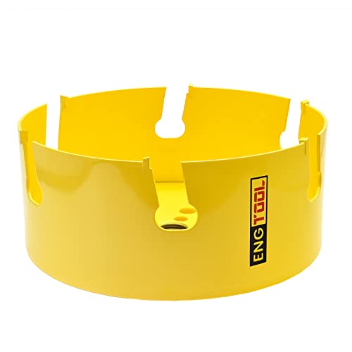 MaxTool 5-3/4"TCT Hole Saw 146mm Carbide Tip Holesaw 2.25" Deep with 5/8-18 Thread for Cutting Asphalt Brick Concrete MDF Tough Material; CT00Y57R548