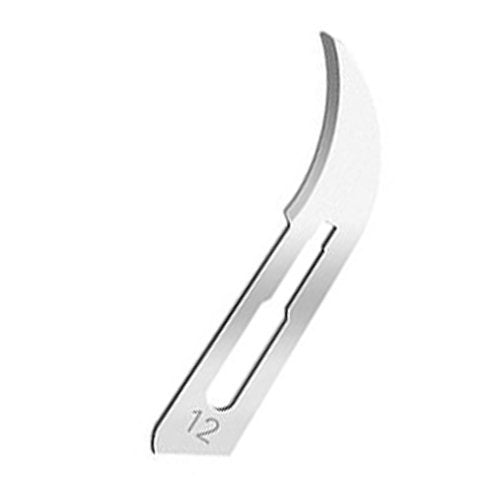May 10 pieces of scalpel blades figure 12 made of carbon steel for scalpel holder No. 3 - replacement blades individually sterile packed