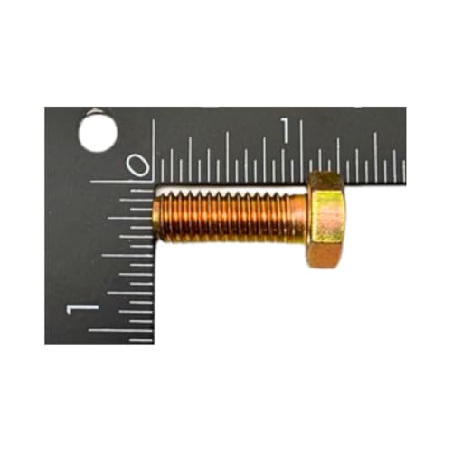 3/8"-16 x 1 Grade 8 Bolts (50-Pack) – Heavy-Duty Hex Bolts – High-Strength SAE 1.0" Coarse Bolts for Automotive, Machinery & Construction 3/8"-16 x 1" Bolt Only 50