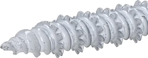 Power Pro White Flat-Head Concrete Screw Anchors (3/16" x 3-1/4") - 100 pc 3/16" x 3-1/4" 100 Pieces