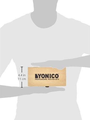 YONICO Bullnose Router Bits Set 5 Bit 1/2-Inch Shank 13515 1/2" Shank