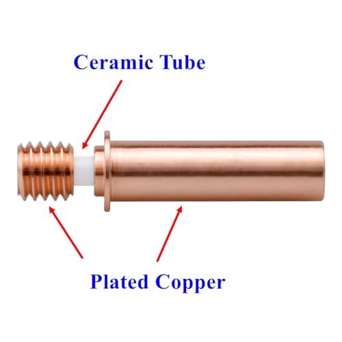 POLISI3D Ender 3 Neo Upgrade Ceramic Core High Flow Bimaterial Heatbreak Feeding Tube Compatible with Creality Ender 3 V2 Neo, Ender-3 Max Neo, CR6 SE 3D Printer Replacement