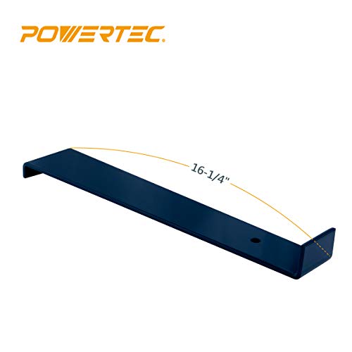 POWERTEC 16-1/4" Heavy Duty Flooring Pull Bar - 7/32" Thick Alloy Steel Tool with Felt Pads for LVP, LVT, Vinyl Plank, Laminate & Wood Floor Installation (71479) Pro Pull Bar