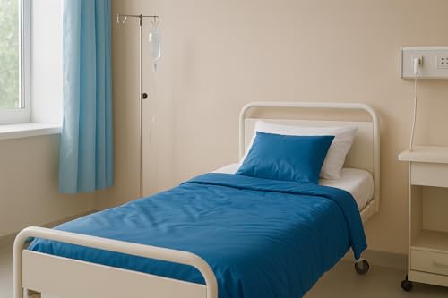 Washable Waterproof Hospital Cover for Pillows 40 x 80 cm, Oeko-Tex Certified, Made in the EU, Autoclavable, Hospital Quality (1 x 40 x 80 cm) 40x80 1