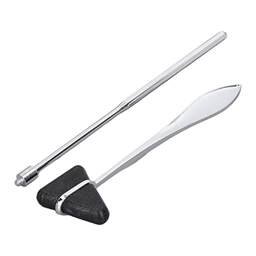 Neurological Reflex Hammer Set, 5 Pieces, Medical Neurological Hammer Set Made of Stainless Steel, Multifunctional Portable Reflex Hammer for Examination of the Nervous System