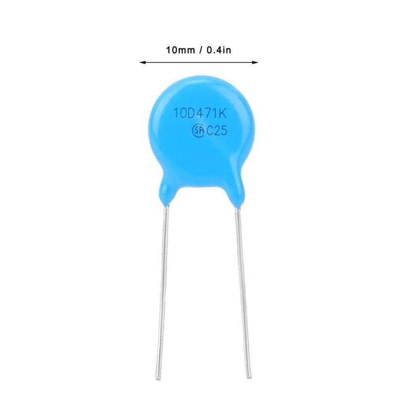 Varistancen 470V 10D471K 10K471 Varistance Diameter 10mm Pack of 50