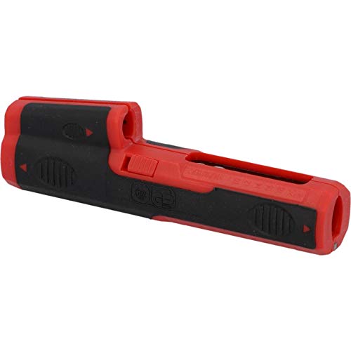 UNITEC Cable stripper for round and longitudinal cutting, for round cables with a diameter of 8-13 mm, suitable for coaxial cables RG59 and RG6