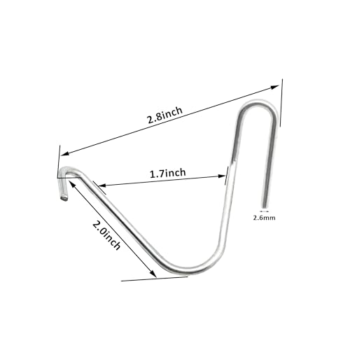 T-Post Clips Galvanized Steel Fence Clips 250 PCS 10 Gauge Convenient and Fast Installation Pre-Cut Fence Ties for T-Posts/U-Posts