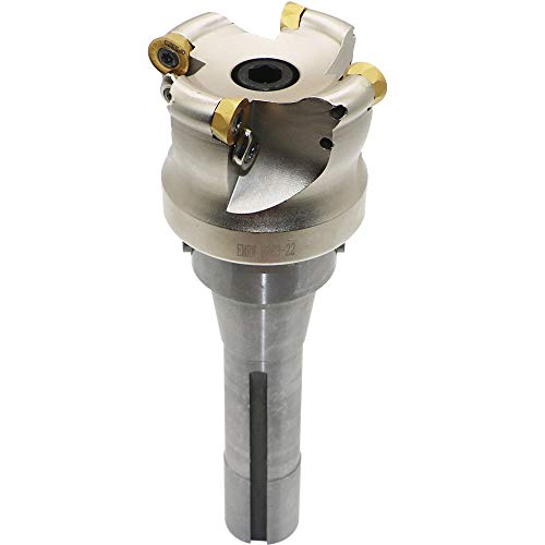 Face Mill Cutter Holder EMRW 6R 63-22+R8-FMB22-7/16+RPMT1204 Hard Alloy Blade+8mm Spanner+T15 Spanner, Used for Fough Machining of The Workpiece on The Milling Machine. EMRW 6R63-22(2.48 Inch)