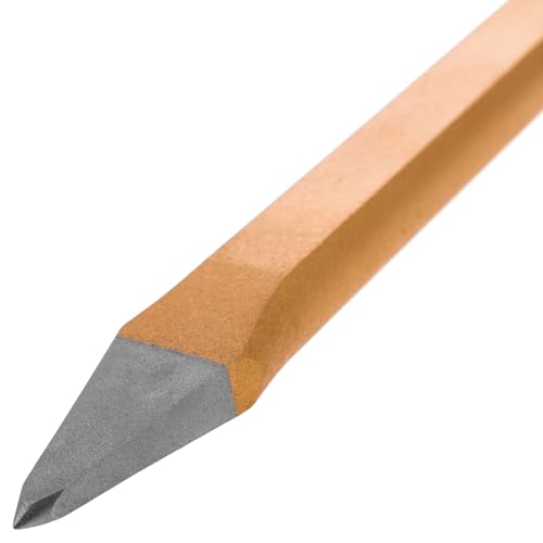 ASR Outdoor Full-Size 3pc Heavy Duty Cold Steel 12-inch Chisel Set Rock Hounding Equipment Geology Tools