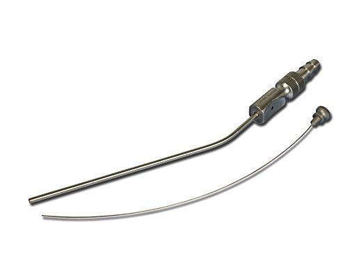 Gima - Frazier Cannula for Aspirators of All Brands, Diameter 3 mm, Length 18 cm, Stainless Steel, Class I Medical Device, Pack of 1