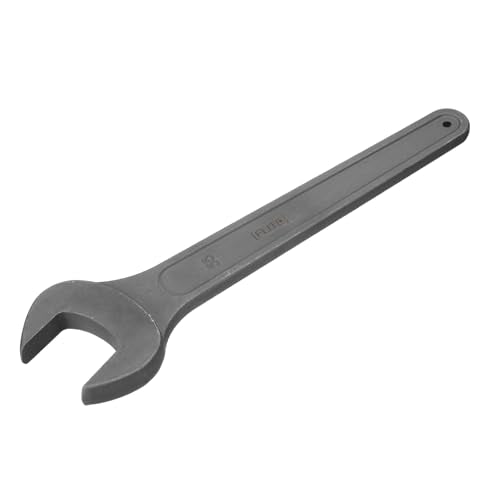 HARFINGTON Single Open Ended Spanner Wrench, 55mm (2 3/16-inch), Thicken Carbon Steel Open End Wrench Tool for Automotive Repair and Furniture Assembly, Grey