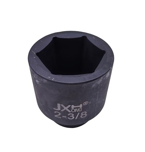 1" Drive 2-3/8" Impact Socket, 6-Point, Heat Treated Cr-Mo Alloy Steel