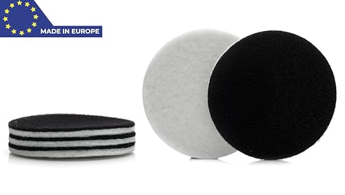 GLASS POLISH DIY Glass Polishing Bundle for Drill - Set of1.76 oz Fine-Grade Cerium Oxide, 3" Felt Polishing Pads and 3" Backing Pad with Drill Attachment
