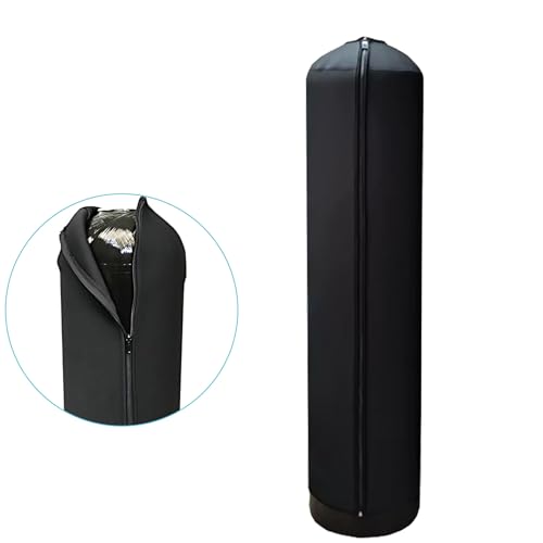 NeoShield Neoprene Tank Jacket for Water Softener & Filter Tanks, Zippered Cover for Condensation Control, UV & Weather Protection, Black by Neo-Pure (10''D x 54''H) 10''D x 54''H