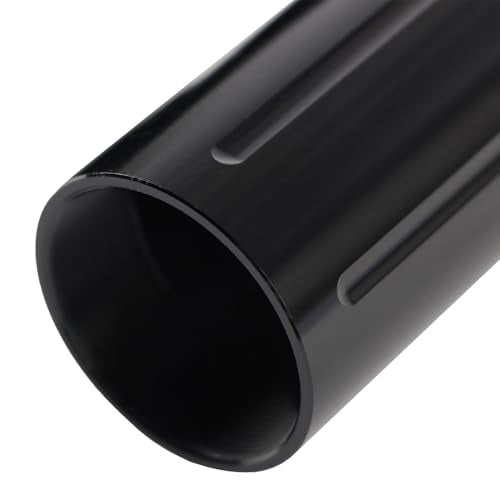 Black 1.375''X24 Aluminum Alloy Cone Shaped Parts with Sealed End Cap Fit for Fretlina Kenworth Peterbilt Volvo MCCA, Cone Tire Anti Theft Sealing End Cover, 12 Pack