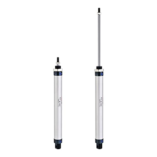 PATIKIL 16mm Bore 125mm Stroke Pneumatic Air Cylinder, Single Rod Double Action with Y Connector and 2Pcs Fitting 16x125mm