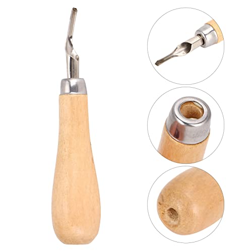 Linoleum Carving Engraving Tool Set Ideal for Rubber Stamp and Soft Wood 5 Different Blades Included