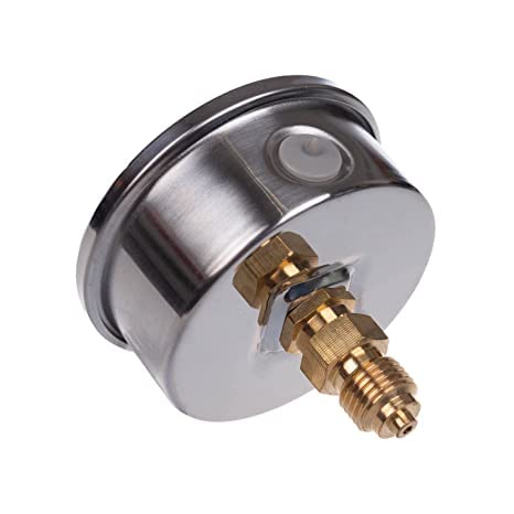 Pressure gauge Glycerine Axial Connection Stainless Steel IP65 63 mm with Back Connection 1/4 Glycerine (0-250 bar) 0-250 bar
