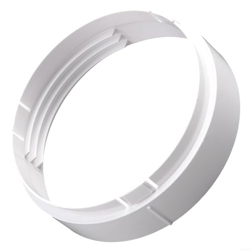 15cm Air Conditioning Exhaust Hose Coupler Adapter ABS Plastic A/C Unit Hose Connector for Mobile Air Conditioning Parts and Accessories