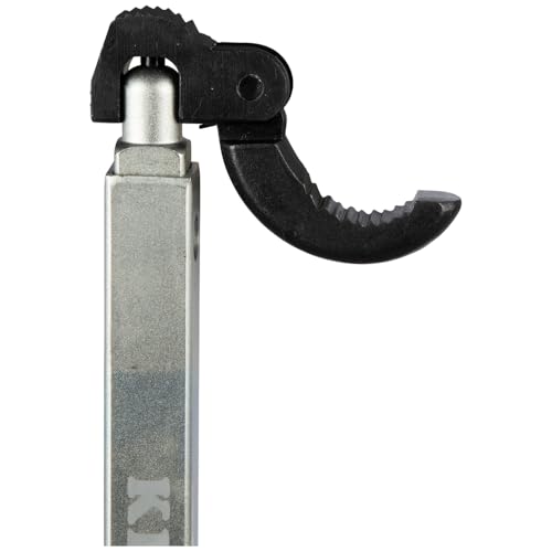 Klein Tools 68232 Telescoping Basin Wrench, Adjustable 10-17-Inch Plumbing Wrench with 1-1/4-Inch Jaw Capacity, Ideal for Hard to Reach Spaces