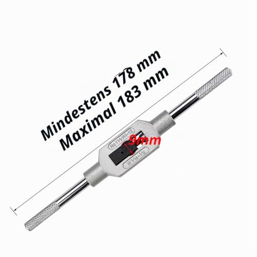 Holder for taps, adjustable PRO tap wrench, M1-M12 | Thread cutting thread tool