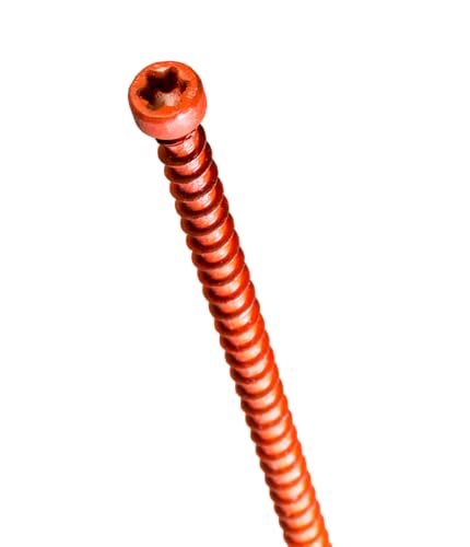 Simpson Strong-Tie SDWC15600-KT Strong-Drive SDWC Truss Screw - 6" Interior Wood Screws, Clear Zinc with Orange Topcoat, (Truss Kit Includes 50 Screws, 1 Bit, 1 Guide) .152 x 6-Inch