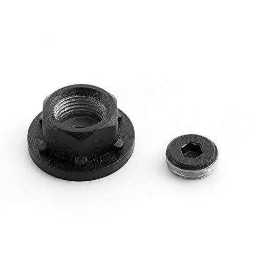 OZCO 56621 1-1/2-inch Hex Cap Nut (10 per Pack) and Ozco Building Products 56627 1/4-inch by 3-3/4-inch OWT Timber Screws (25 per Pack)
