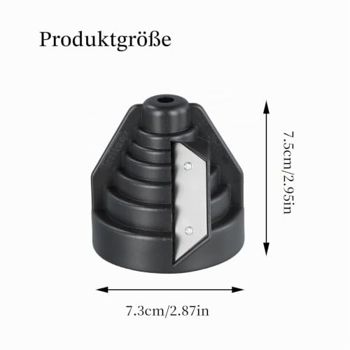 Plastic Pipe Chamfer Tool, Pipe Deburring Tool for 20-63 mm Plastic Pipes, High Performance Pipe Cutter, PE Pipe Sharpener, for PVC, PP, PE Pipes