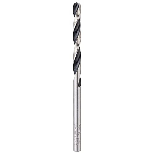 Bosch Professional 2 pcs HSS twist drills PointTeQ (for metal, 4 x 43 x 75 mm, drill driver accessories) Ø 4 mm 2 pieces.