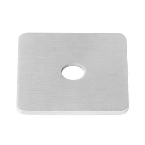 10 Pack Stainless Steel Square Washers for 3/8" Bolt,1/8" Thick