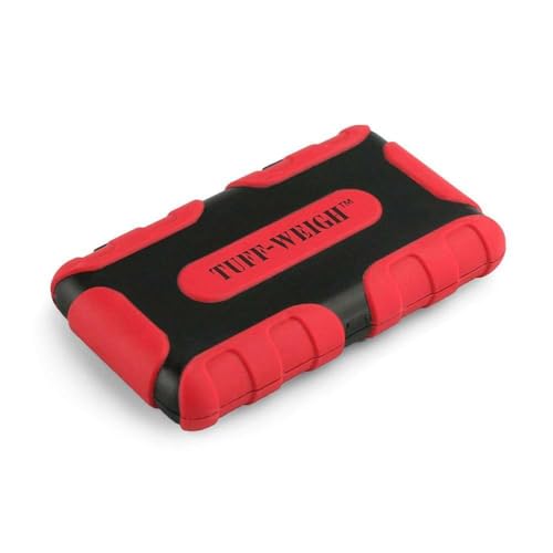 Tuff Weigh Digital Pocket Scale, 100g x 0.01g Precision, Mini Professional Jewellery Scale (Red) Red