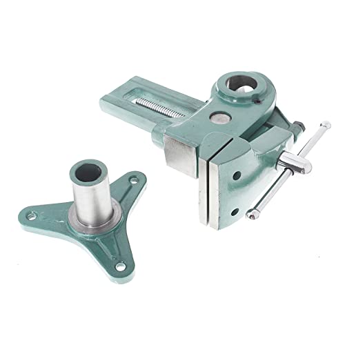 kimllier 3.5 Inch Versatile Vise Parrot Vise 360 Degree Multi-Angle Rotate Fit for Woodworkers and Metal Shops