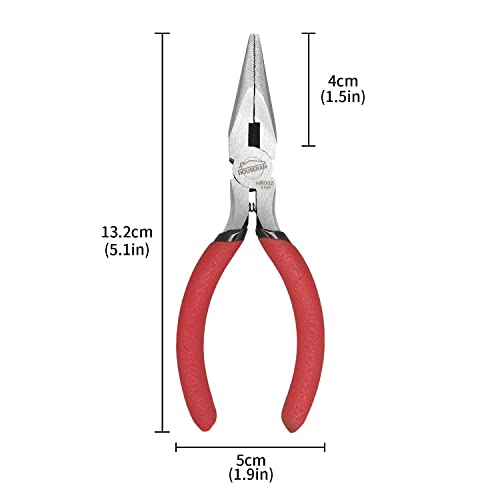 Needle Nose Pliers, 5 Inch, 10 Pack, Jewelry Making Tools 10 Pcs