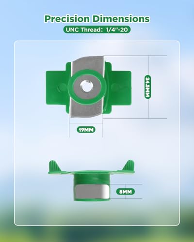 1/4"-20 Nylon Nut and Bolt & 1/4"-20 Nylon Channel Nut