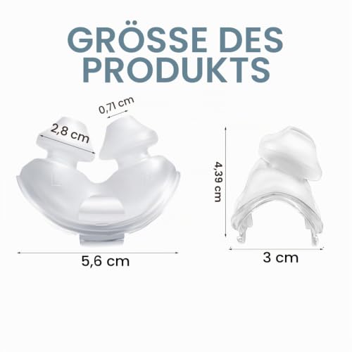 Replacement Nose Cushion for AirFit P10 Frame (L) Pack of 2 CPAP Nose Cushion Soft Silicone Nose Pad CPAP Accessories