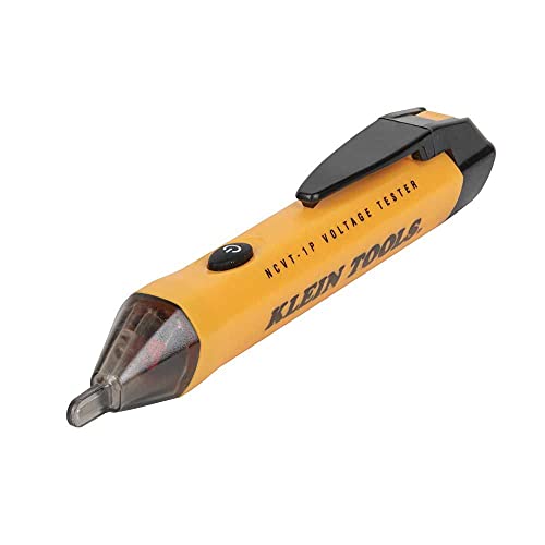 Klein Tools ET310 AC Circuit Breaker Finder with Integrated GFCI Outlet Tester & NCVT1P Voltage Tester, Non-Contact Voltage Detector Pen, 50V to 1000V AC, Audible and Flashing LED Alarms, Pocket Clip