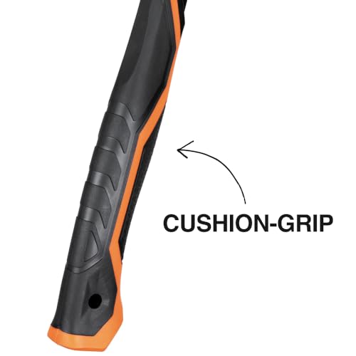 Klein Tools H80920S Smooth Face Framing Hammer with Straight Claw, 20-Ounce Forged Steel, Magnetic Nail Puller, and Extra-Large Squared Strike Face