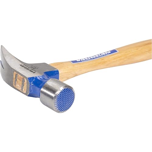 VAUGHAN 999 Series Framing Hammer, 32 Oz Hickory, Assembled in the USA 18 Inch Milled