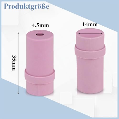EFUTURETIME 20 x Ceramic Nozzles 4.5 mm for Sandblasting Gun | Replacement nozzles ceramic for sandblasting device