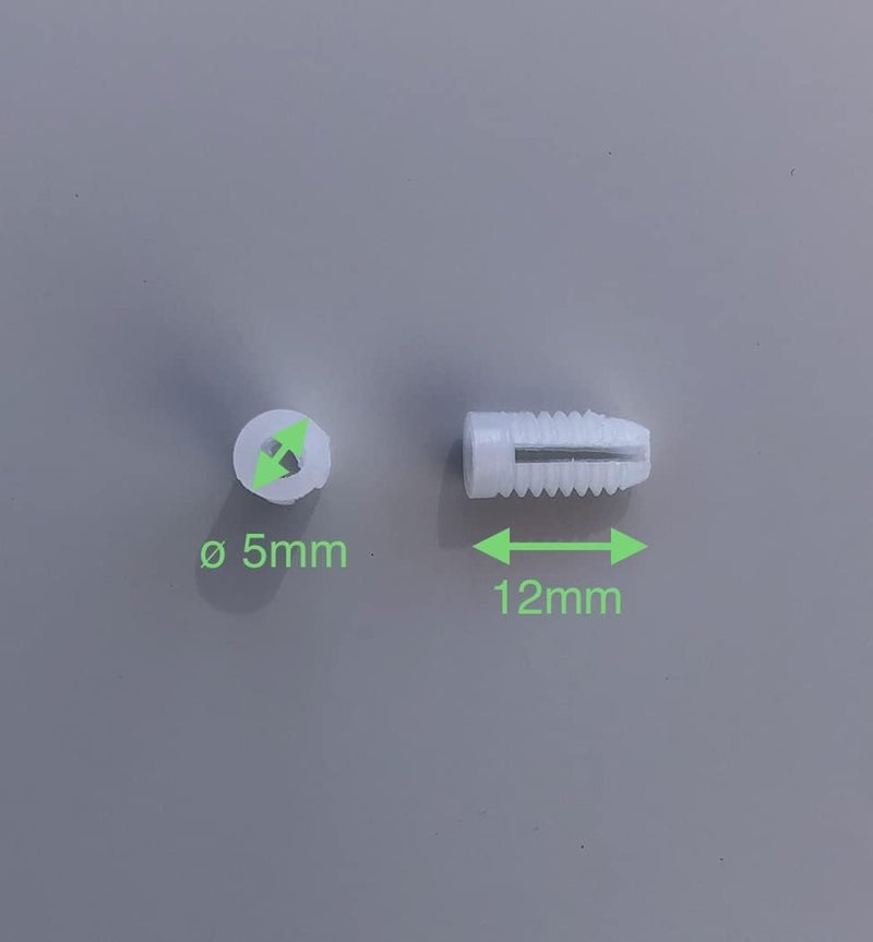 NELI Set of Hinges with Soft Close (New) Suitable for Metod (Such as UTRUSTA Hinges) (NELI 8er-Set) NELI 8er-Set