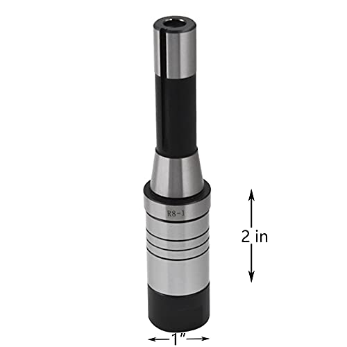 1 Inch R8 Stub Milling Machine Arbor, Slitting Saw Arbor Replacement for Milling Machine Bridgeport
