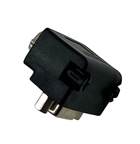 Dafensoy RS232 DB9 Pin Male to Female 90 Degree Changer Coupler Adapte Connecter 2-Pack