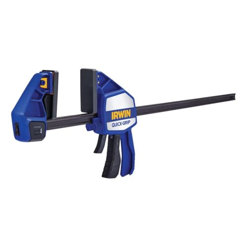 IRWIN QUICK-GRIP One-Handed Bar Clamp, Heavy-Duty, 24", 1964714 24 Inch