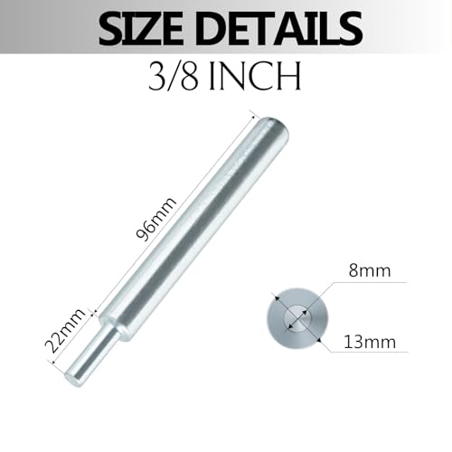Drop-in Anchors, 50 PCs 3/8 Inch Zinc-Plated for Concrete, Secure Mounting, Industrial-Strength, Easy Installation with Tie DIABST37-3/8" Drop-in Anchor Setting Tool