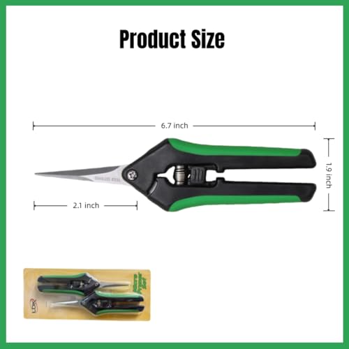 LDK 12 Pack Curved Blades Gardening Hand Pruner Pruning Snip