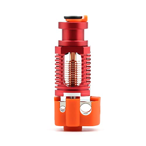 Upgrade Red Lizard k1 V6 Hotend Plated Copper Nozzle Block Compatible with CR10 Ender 3 V2 Pro Ender 5 Voron 2.4 0.1 Prusa I3 MK3s Titan DDB Extruder 3D Printer